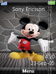 Mickey Mouse 17 theme screenshot