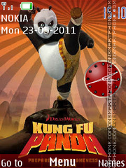 Скриншот темы Kung Fu Panda 2 SWF