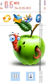 Apple death theme screenshot