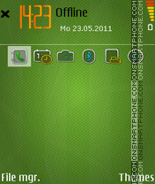 Capture d'écran Green 811 thème