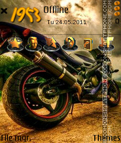 Honda Bike theme screenshot
