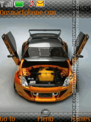 Orange Car By ROMB39 theme screenshot