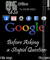 Google 06 es el tema de pantalla