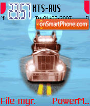 Animated Truck Car theme screenshot