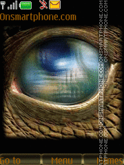 Скриншот темы Eye of the Dinosaur By ROMB39