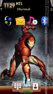 Iron man 03 theme screenshot