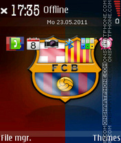 Скриншот темы Barcelona 2012