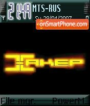 Capture d'écran Xaker v2 thème
