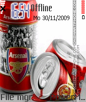Capture d'écran Arsenal 2015 thème