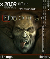 Evil 02 theme screenshot