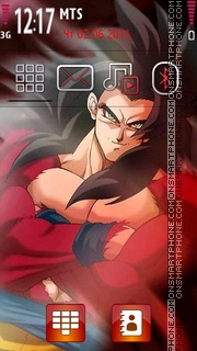 Capture d'écran Goku 08 thème