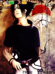 Sasuke Uchiha tema screenshot