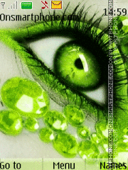 Green eye tema screenshot