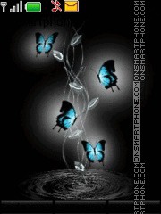 Shimmering Butterfly By ROMB39 theme screenshot