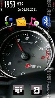 Audi Rs5 theme screenshot