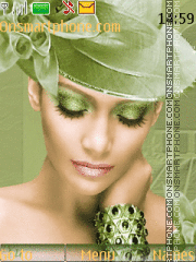 Green Glamour tema screenshot
