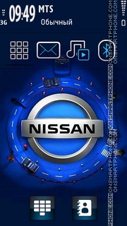 Nissan Logo 02 es el tema de pantalla