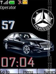Mercedes swf theme screenshot