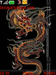 Animated Dragon tema screenshot