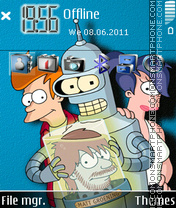 Futurama theme screenshot
