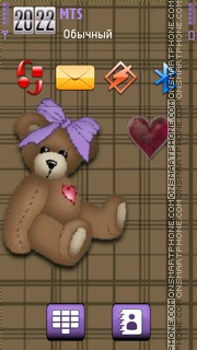 Скриншот темы Burberry teddy